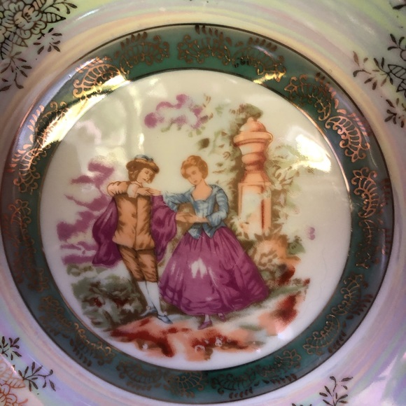 EMPRESS by MANDIL Japan Lusterware Red FRAGONARD - Picture 3 of 3